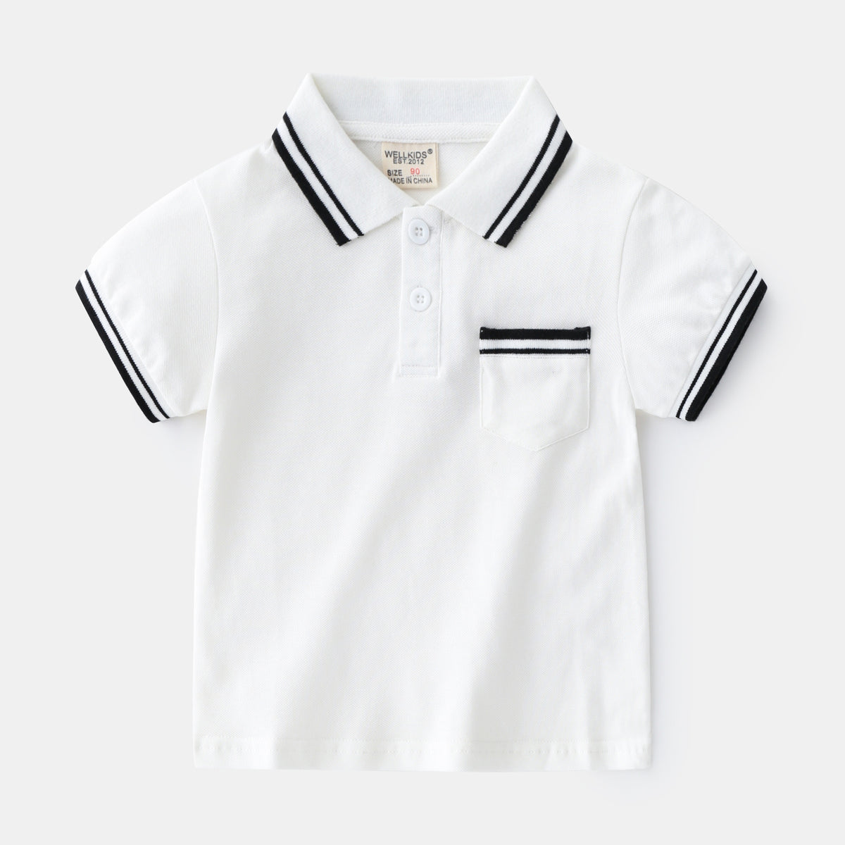 Ancient Energy boys' summer polo t-shirt in vibrant color, casual short-sleeve design perfect for warm weather.
