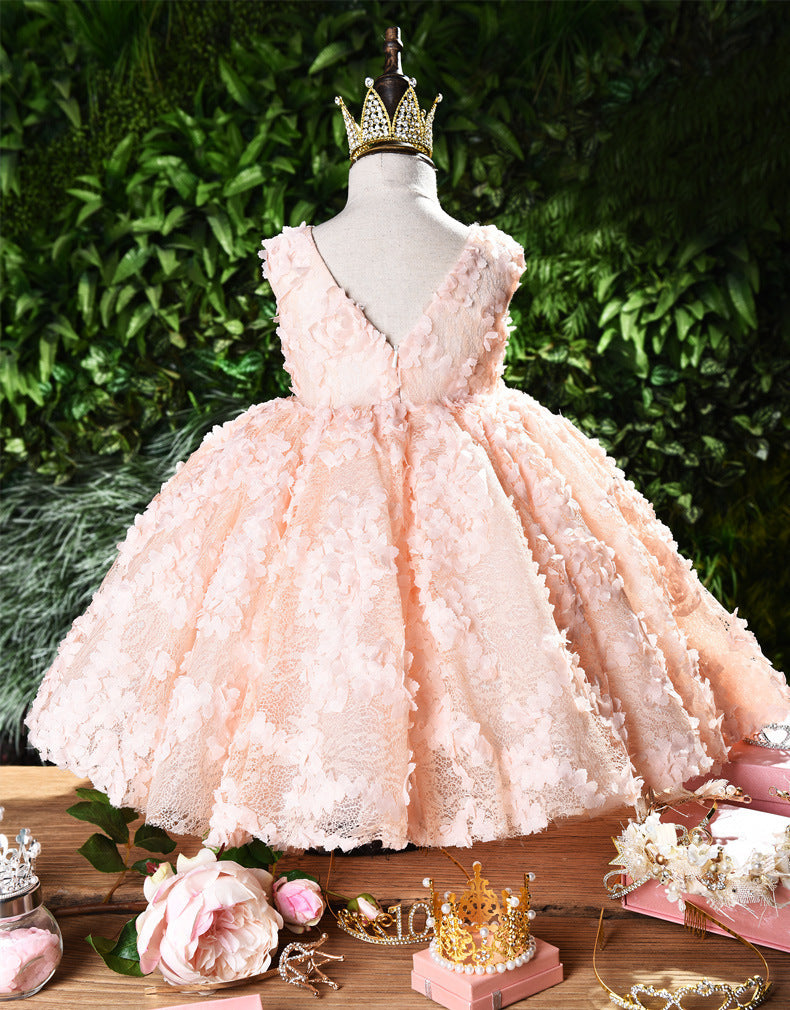 Baby girl’s first birthday dress from Ancient Energy, featuring a cute, colorful design for a one-year-old infant.