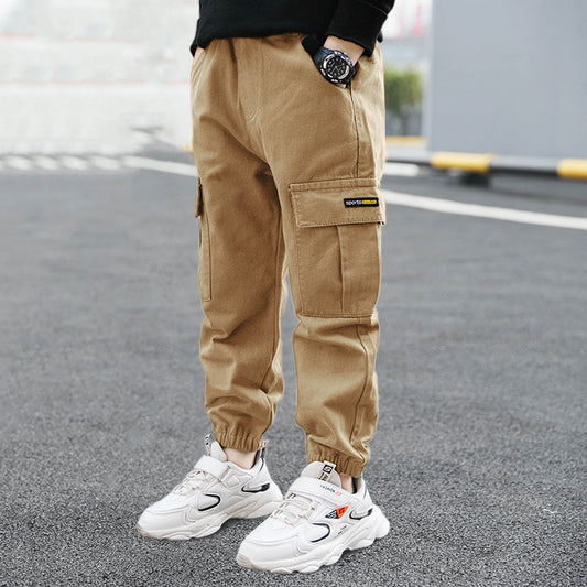 Children's summer trousers and overalls by Ancient Energy in a large size, featuring lightweight fabric and casual style.
