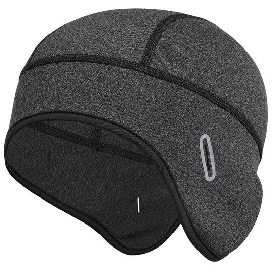 Winter Thermal Hats Fleece Beanies Ear Warmer Outdoor Sports Ski Snowboard Running Cycling Bike Soft Stretchy Cap Headwear Men