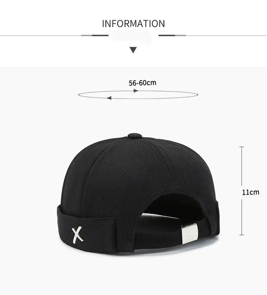 Spring New Guppi Hat, Korean Version Street Hat, Personality, Beanie, Round Hat, Sailor, Landlord Hat, Men's And Women's Niche
