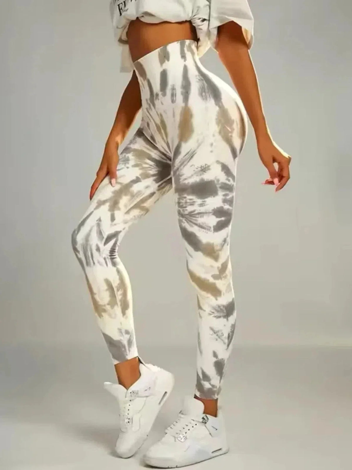 🧘♀️ Tie-Dye Seamless High-Waist Scrunch Butt Leggings