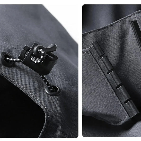 Men's Outdoor Waterproof Raincoat Lightweight Cycling Coat with Hood Streetwear Hiking Windproof Jacket Climbing Outdoor Jackets