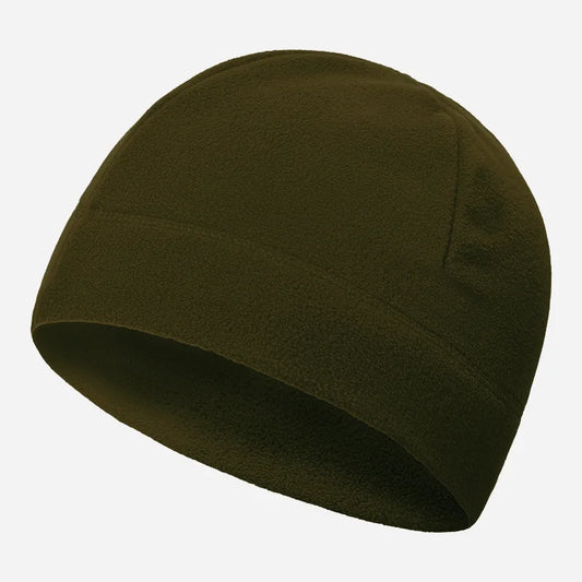 Winter Fleece Beanie Cycling Men Women Elastic Hiking Soft Thermal Commuting Ski Helmet Liner Hat Windproof Camping Cap Outdoor