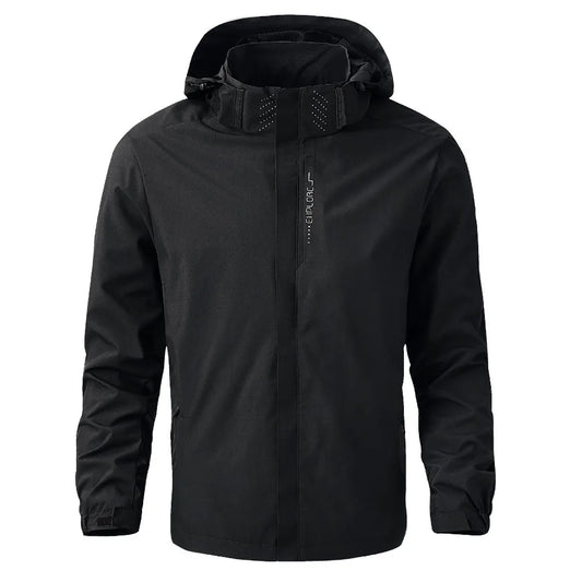 Men's Outdoor Waterproof Raincoat Lightweight Cycling Coat with Hood Streetwear Hiking Windproof Jacket Climbing Outdoor Jackets