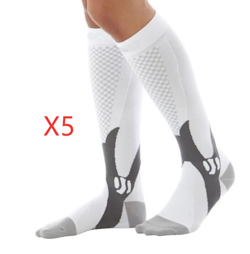 Ancient Energy athletic compression socks for men and women, designed to boost stamina and improve circulation during activity.