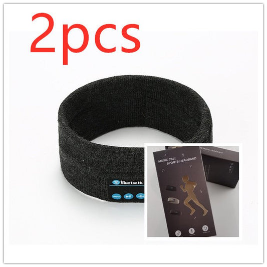 Ancient Energy wireless Bluetooth headband for outdoor fitness and yoga, featuring built-in headphones and comfortable fit.