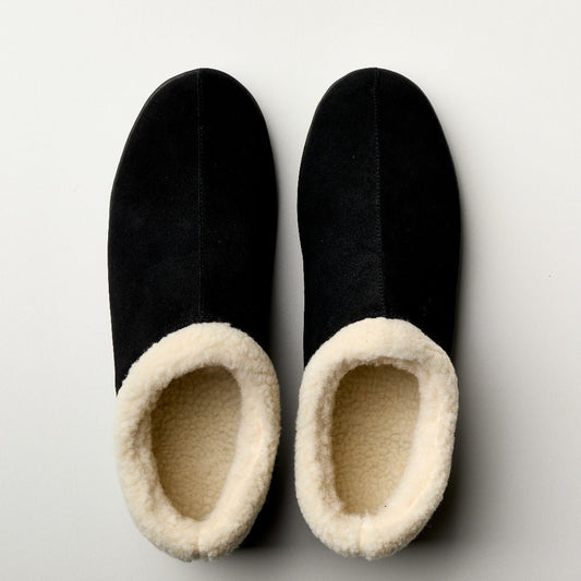 Men's Bread Ashton suede slippers with soft lining and slip-on design, ideal for comfortable indoor wear.