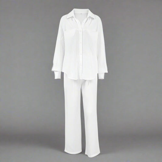 Women's Casual Solid Color Lounge Set