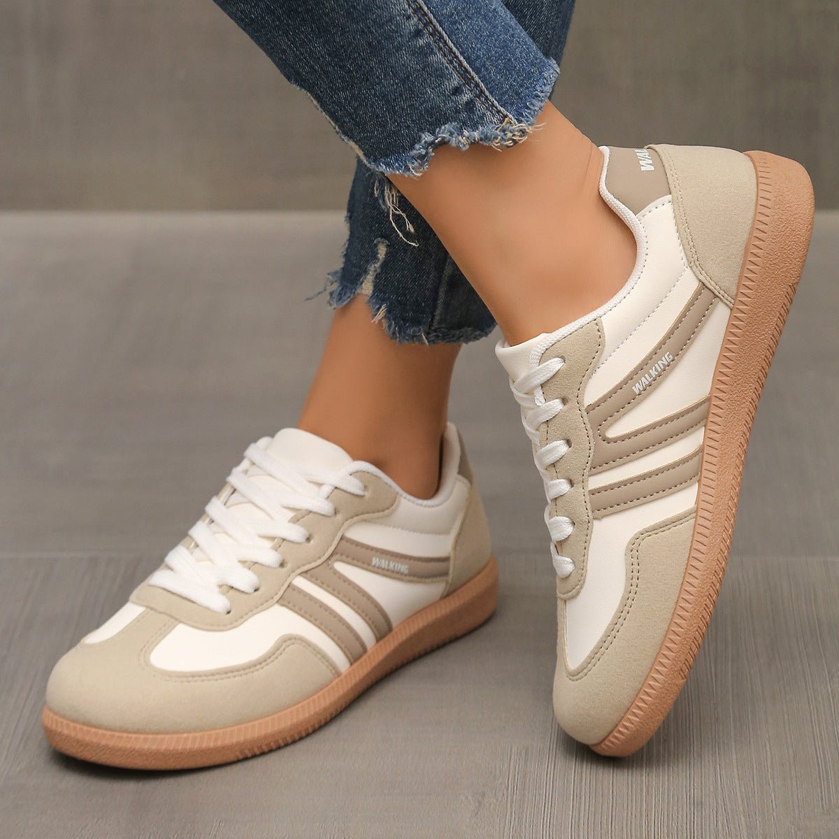 Women's FitiqueFit lace-up low-top sneakers in various colors, EU sizes 36-42, designed for comfortable training and casual wear.