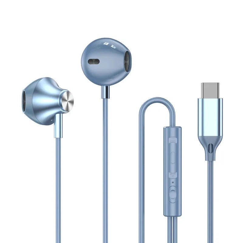 Lieve Samsung wired in-ear headphones with HiFi surround sound, USB Type-C and 3.5mm jack, with wire control for Galaxy S24 S23 S22 Ultra