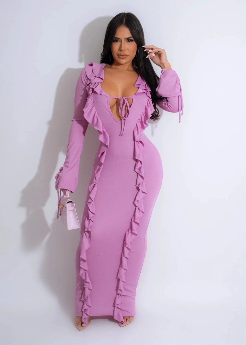 Mandotos Pure Color Tied Stringy Selvedge Dress, lightweight and stylish with a tied waist design, shown in natural fabric detail.