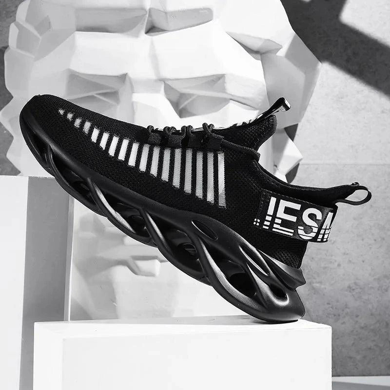 Mandotos men's advanced cushioning running shoes with breathable mesh and supportive sole for enhanced performance.