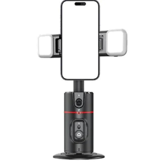 MANDOTOS AI 360° Facial Track Stabilizer capturing smooth, stabilized facial footage with advanced tracking technology.