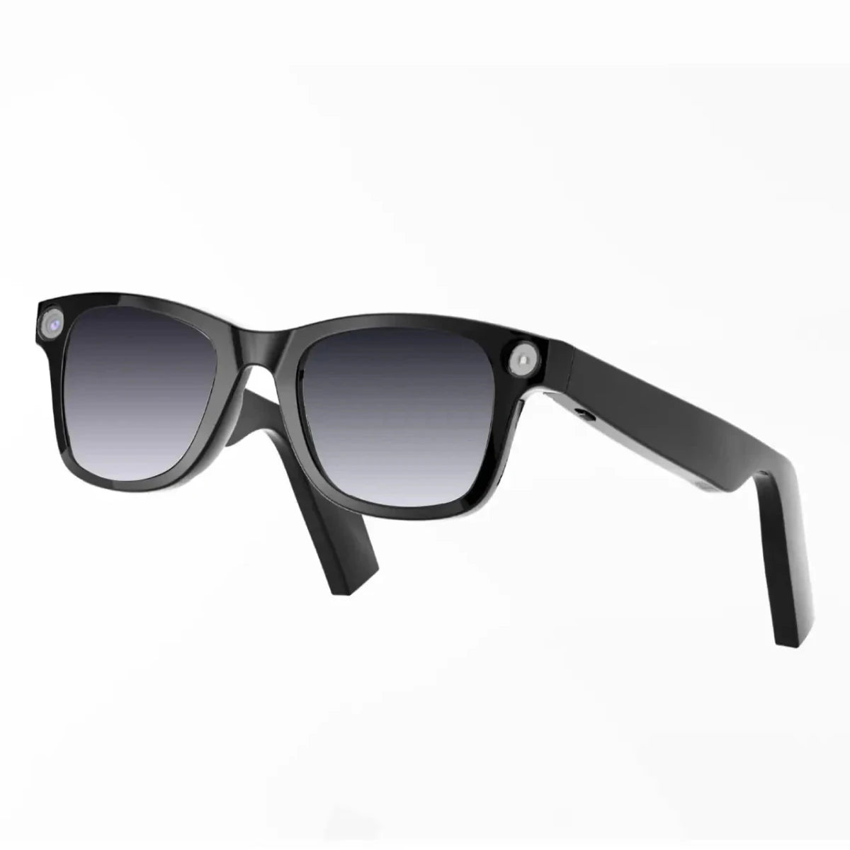 Mandotos AI Camera Smart Glasses with sleek design and built-in camera for hands-free recording and photography.