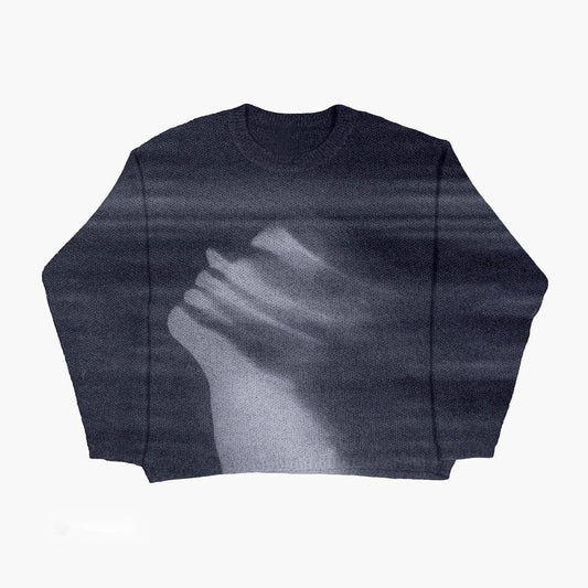 Mandotos women's autumn and winter sweater in cozy knit fabric, featuring a stylish design suitable for cold weather.