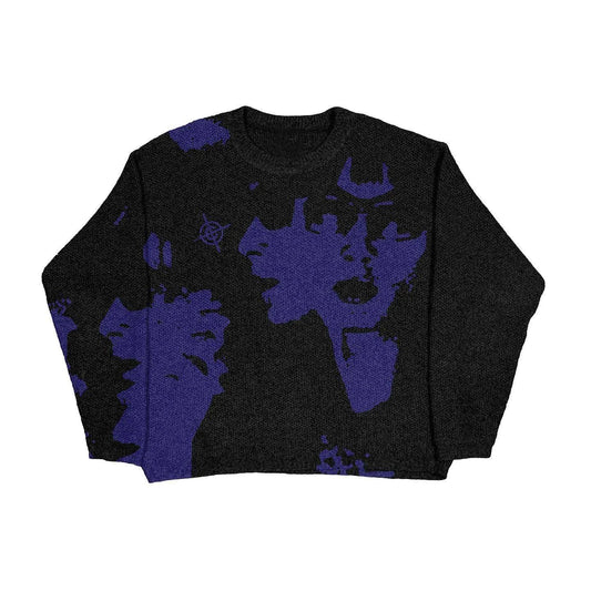 Mandotos women's autumn and winter sweater in cozy knit, featuring a stylish design and warm fit for cold weather.