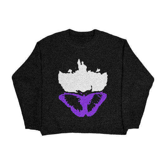 Mandotos women's autumn and winter sweater in cozy knit fabric, featuring a stylish design and warm fit for cold weather.