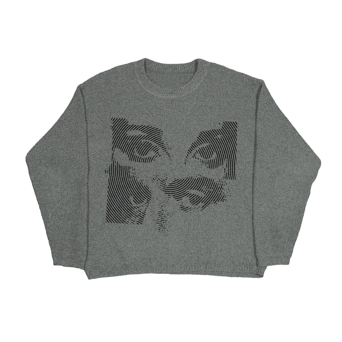 Mandotos women's autumn and winter sweater in cozy knit, featuring warm tones and a stylish relaxed fit.