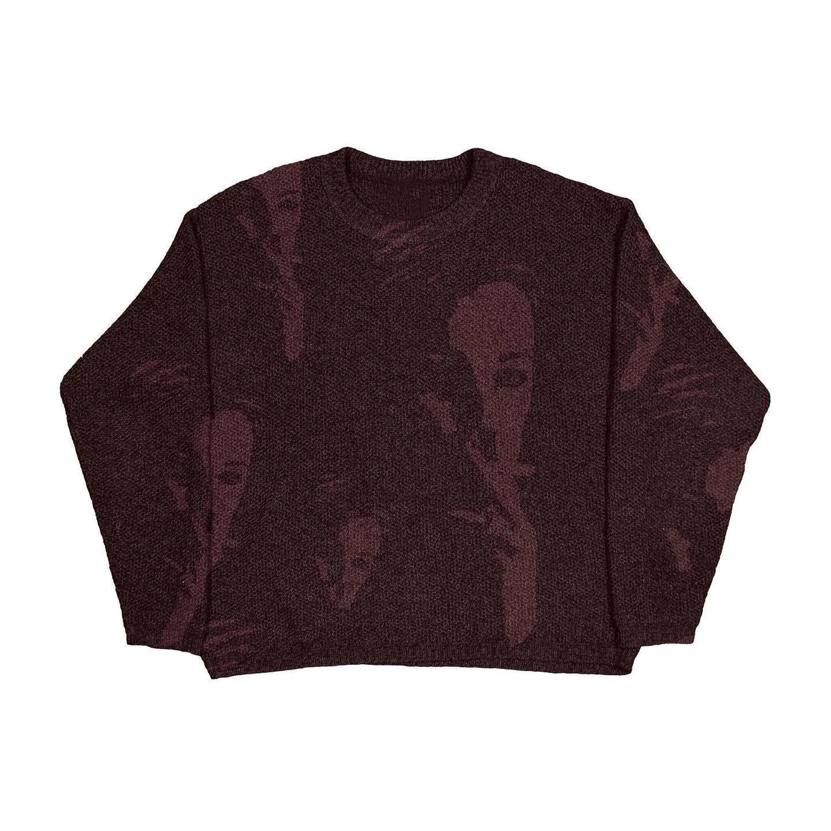 Mandotos women's autumn and winter sweater in cozy knit, featuring a stylish design and warm fabric for cold weather wear.