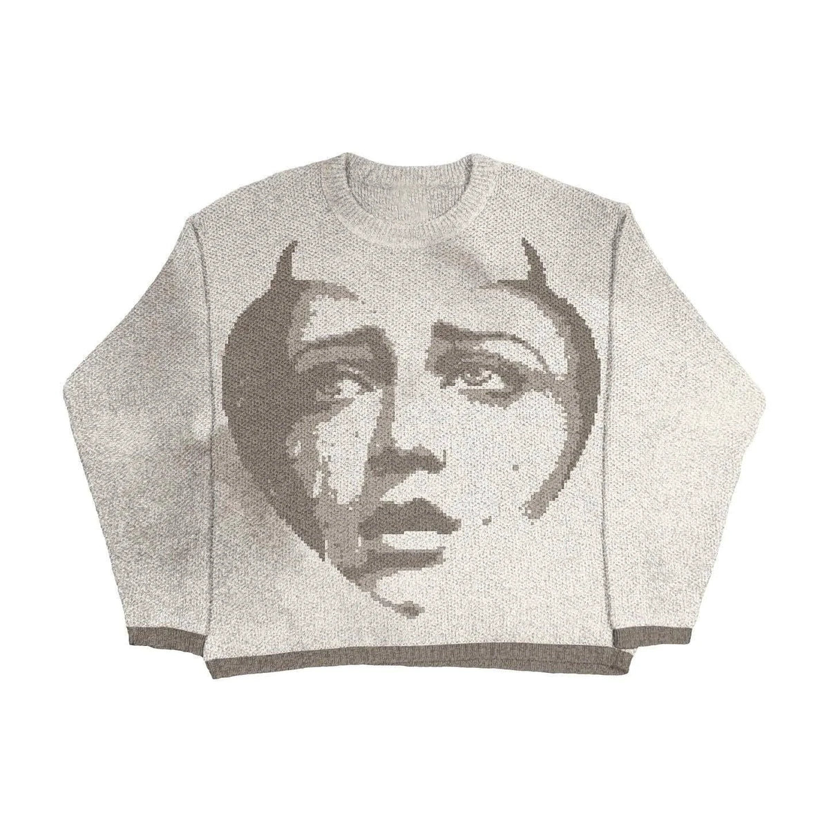 Mandotos women's autumn and winter sweater in cozy knit, featuring a stylish design perfect for cold weather wear.