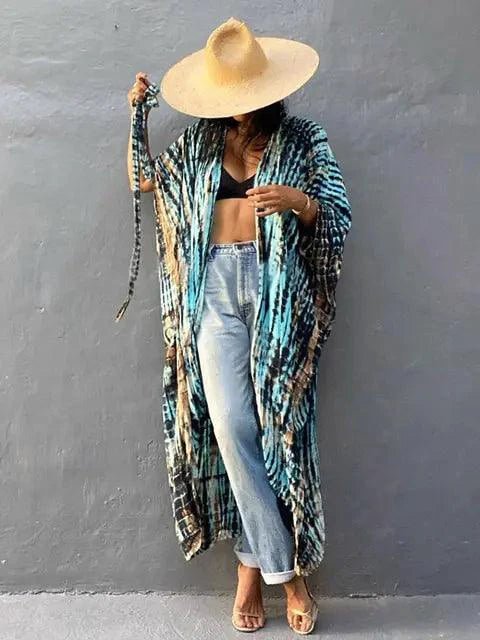 Mandotos Beach Chic Cover-Up featuring lightweight, breezy fabric, perfect for sun-kissed beach outings and effortless summer style.