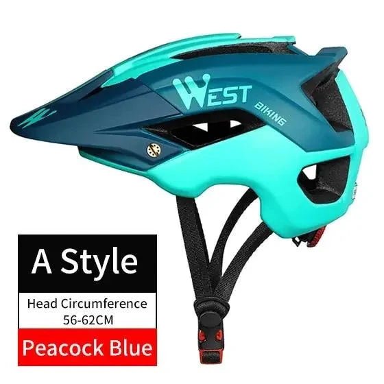 MANDOTOS BikeRide AirFlow Helmet showcasing its lightweight design and multiple ventilation vents for maximum comfort during cycling.