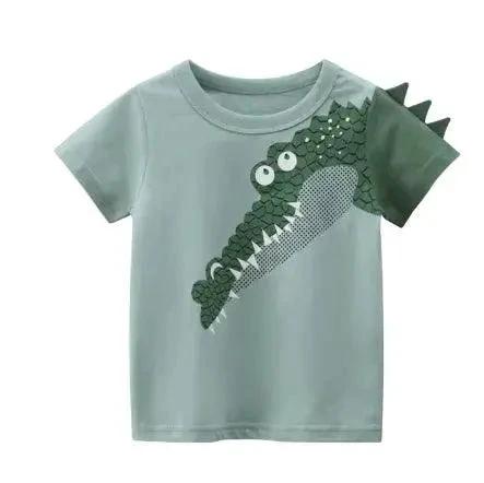 Mandotos boys' baby tee in soft fabric with colorful graphic print, perfect for casual wear and everyday comfort.