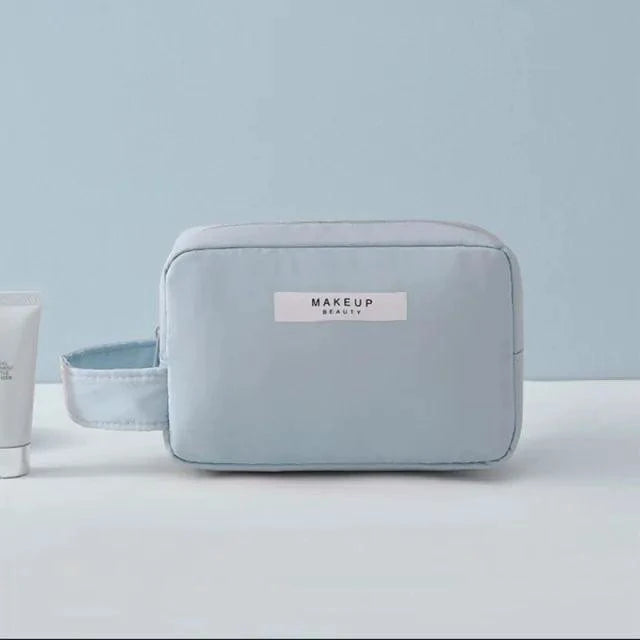 MANDOTOS Chic Beauty Bag Organizer with multiple compartments for cosmetics and makeup essentials, stylish and functional.