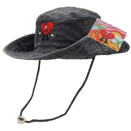 Mandotos chic embroidered travel hat with colorful floral embroidery and wide brim, perfect for sun protection and stylish travel wear.