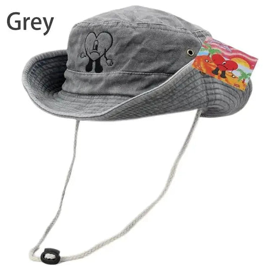 Mandotos chic embroidered travel hat with stylish design and embroidered details, perfect for outdoor adventures and sunny days.