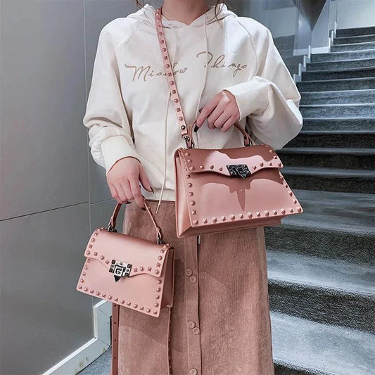 Mandotos chic PU leather sling bag with adjustable strap and stylish design, perfect for casual or evening wear.