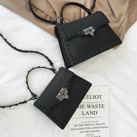 Mandotos chic PU leather sling bag with adjustable strap and minimalist design, perfect for everyday casual wear.