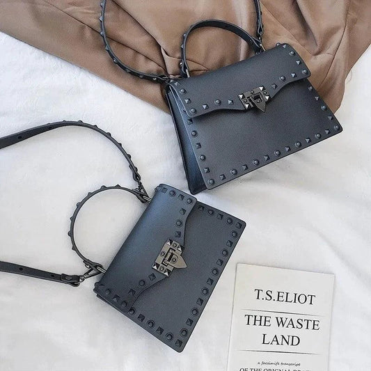 Mandotos chic PU leather sling bag with adjustable strap and sleek design, ideal for casual or evening wear.