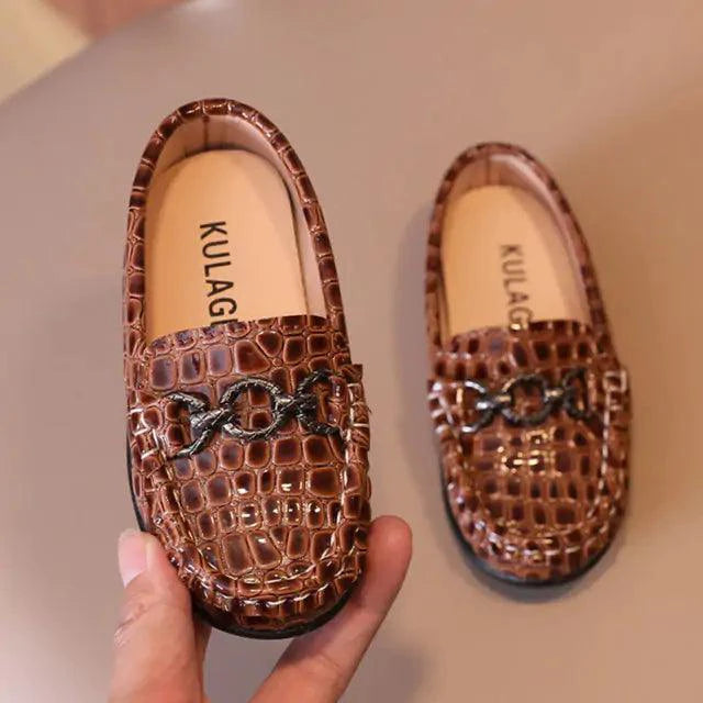 Cute toddler leather kicks by MANDOTOS featuring stylish design and soft leather construction for comfortable little feet.
