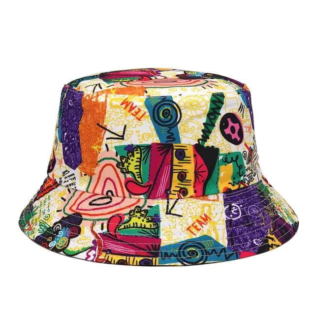 Mandotos chic unisex bucket hat in stylish fabric, featuring a wide brim and casual design for versatile outdoor wear.