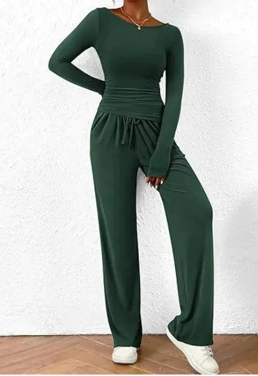 Mandotos City Comfort Asymmetrical Ensemble featuring a stylish, modern outfit with layered fabrics and a contemporary design.