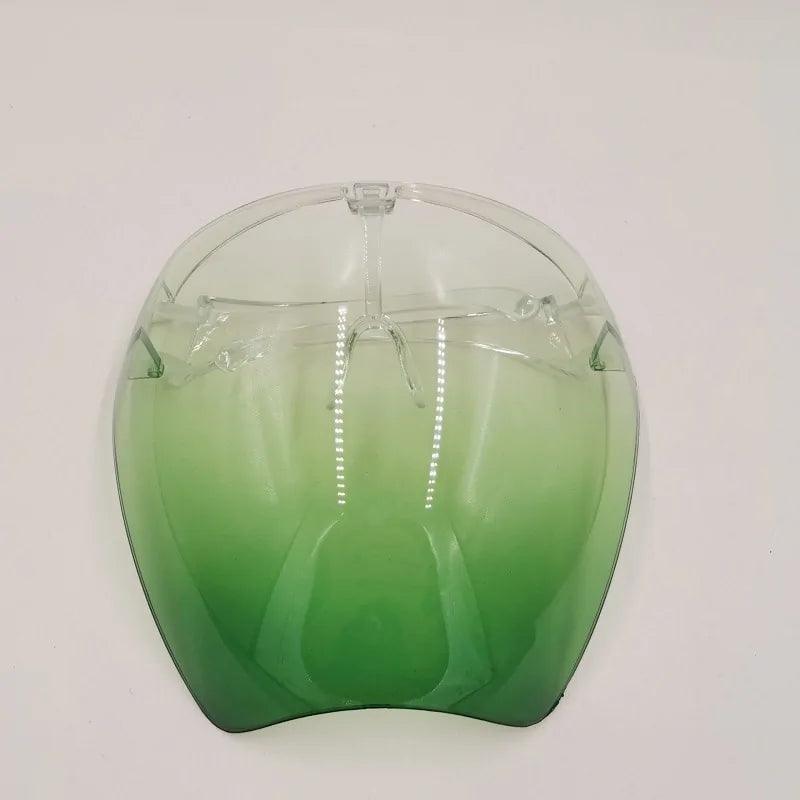 Mandotos ClearShield anti-spray eyewear with clear protective lenses and adjustable black frame for safety and clarity.