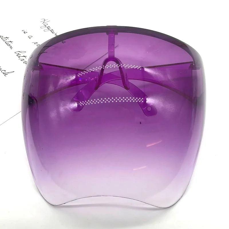 Mandotos ClearShield anti-spray eyewear with clear lenses and adjustable arms for protection and comfort.
