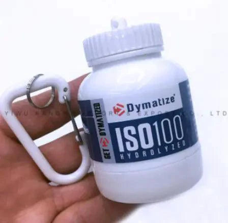 Mandotos Compact Nutrition Flask with leak-proof lid and stainless steel body for on-the-go hydration and nutrition.