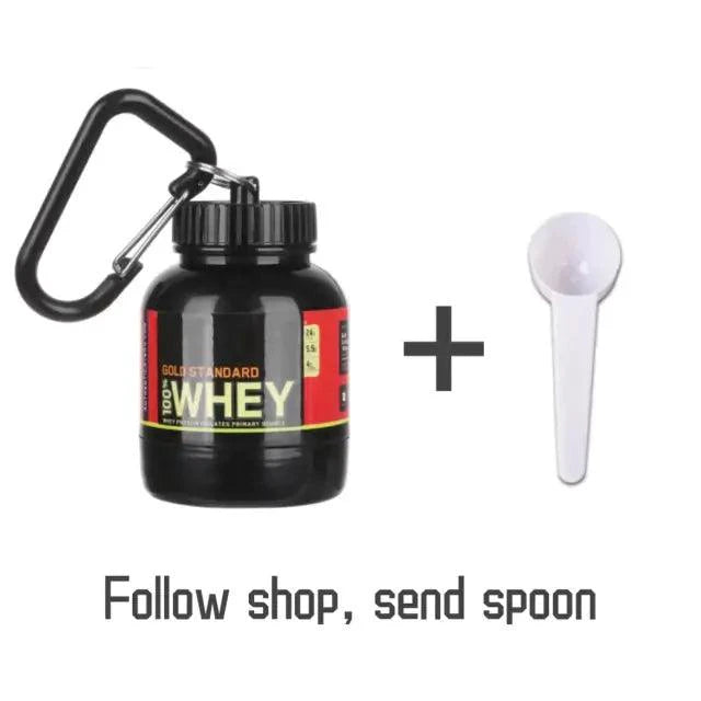 Mandotos Compact Nutrition Flask with secure lid, portable design, ideal for on-the-go hydration and meal supplements.