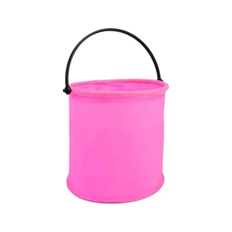 Mandotos compact seaside bucket in bright colors, ideal for kids' beach play and outdoor fun.