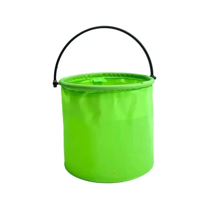 Mandotos compact seaside bucket in bright colors, perfect for kids to play at the beach or sandbox.