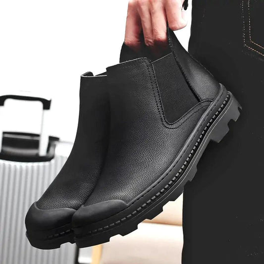 Mandotos cozy leather footwear with a soft, stylish design and comfortable sole, perfect for casual wear.
