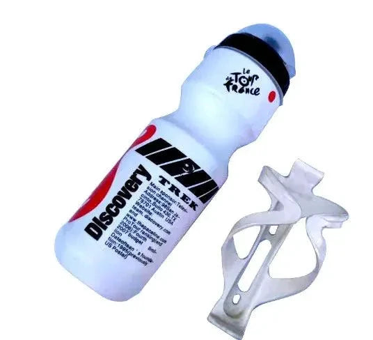 Mandotos cyclist's hydration flask with a sleek design and screw-on lid, ideal for staying hydrated during rides.