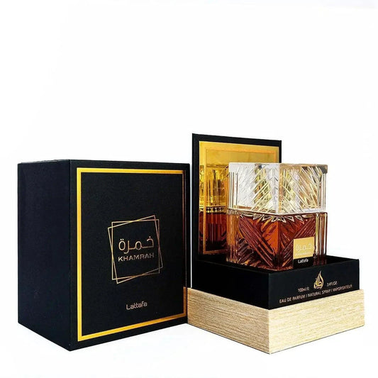 Mandotos Darey Khamrah 100ml men's cologne bottle with lasting wood scent and Arabic perfume notes, designed for confident men.