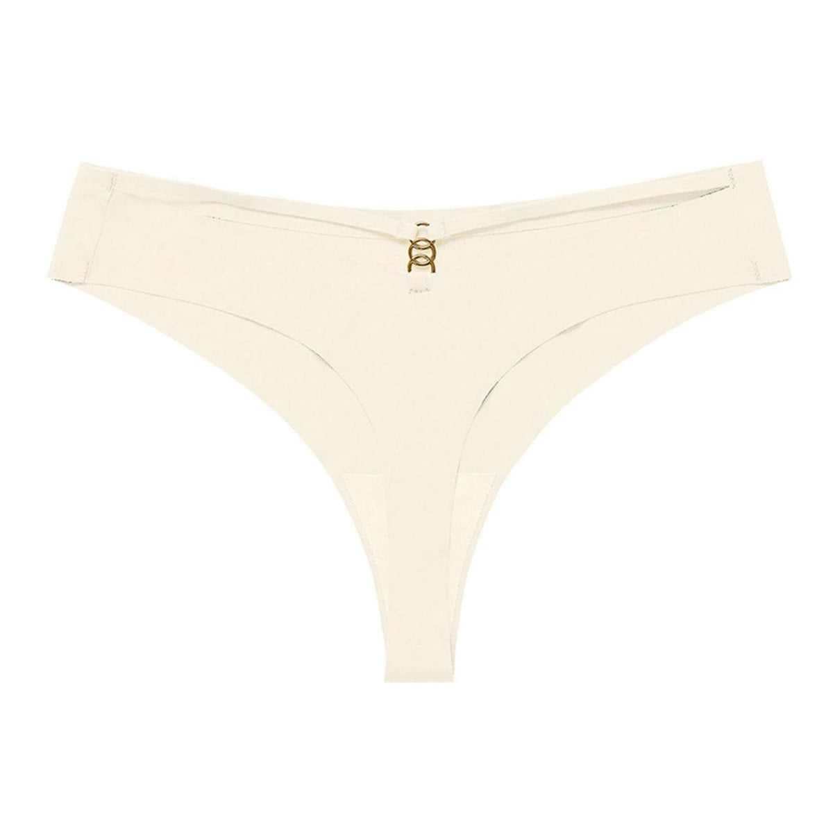Mandotos Ice Silk G-String Thong Set for Women with seamless low-waist design and hollow out T-back, comfortable and sexy lingerie.