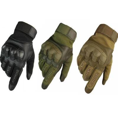Mandotos off-road tactical gloves with touch screen fingertips, durable sports gloves for outdoor and rugged activities.