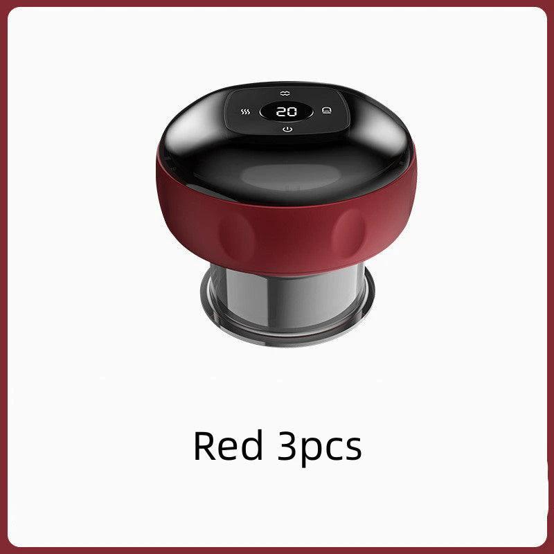 Mandotos electric cupping massage device with vacuum therapy for muscle relief and relaxation.