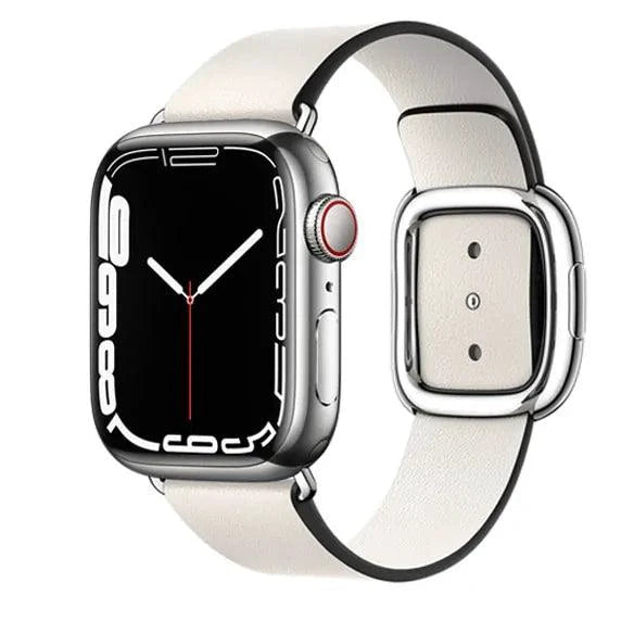 Elegant leather strap from MANDOTOS featuring a smooth, high-quality leather design suitable for watch or accessory use.